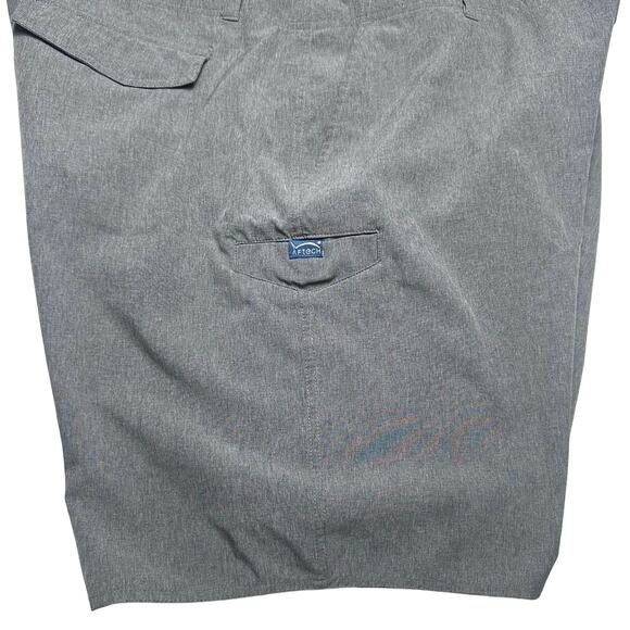 AFTCO | Men | Cloudburst Charcoal 10 Inch Performance Fishing Shorts | Size 38 - Picture 9 of 12